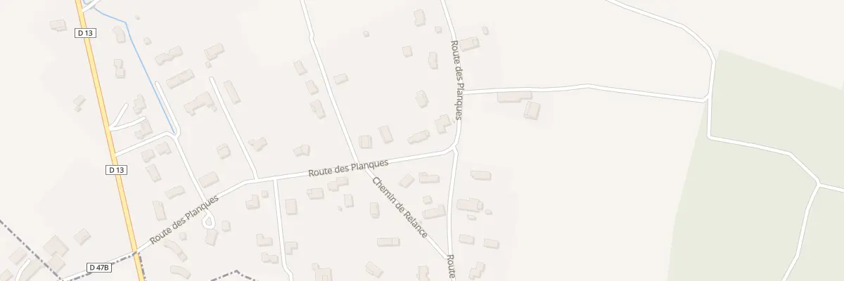 Plan du 3518 Rte de Planques à Orgueil