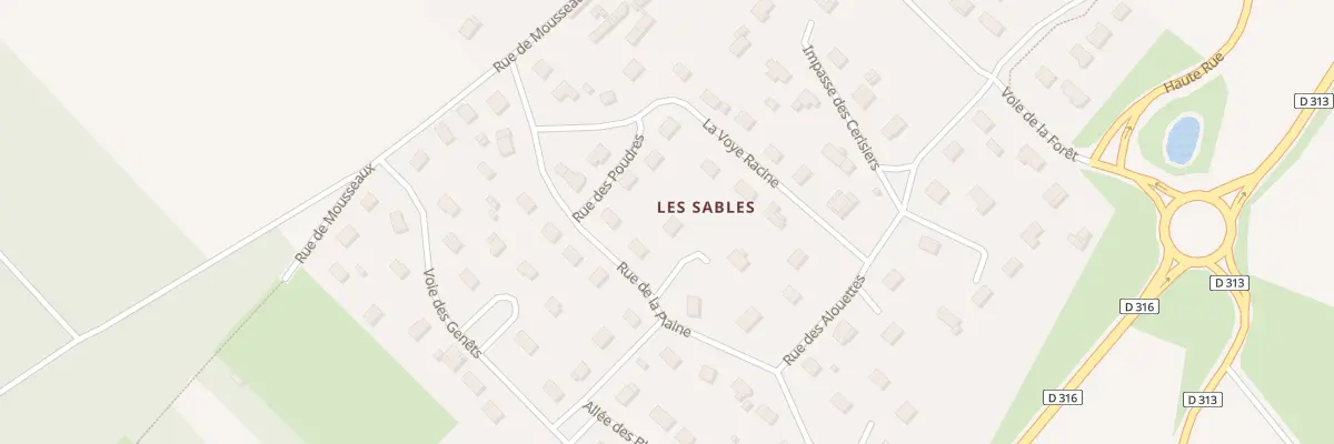 Plan du 5 Rue de la Plaine à Bouafles