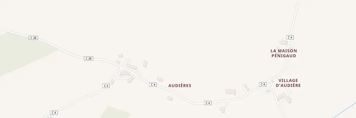 Plan du 5219 Audiere à Heugnes