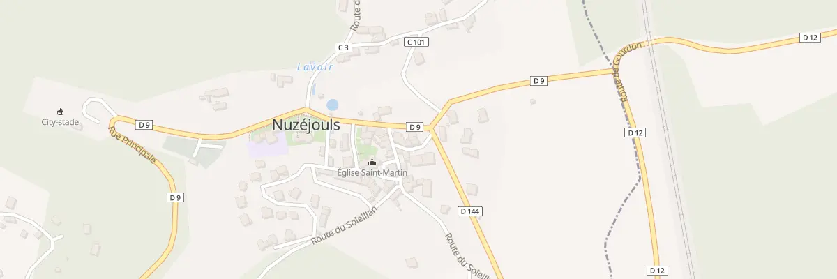 Plan du 6 Rue des Granges à Nuzéjouls