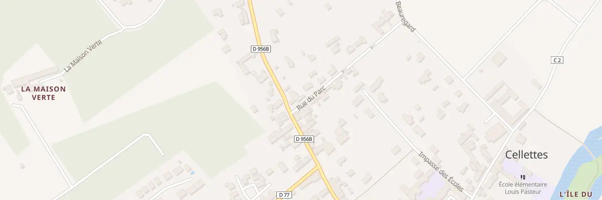 Plan du 1 Rue du Parc à Cellettes