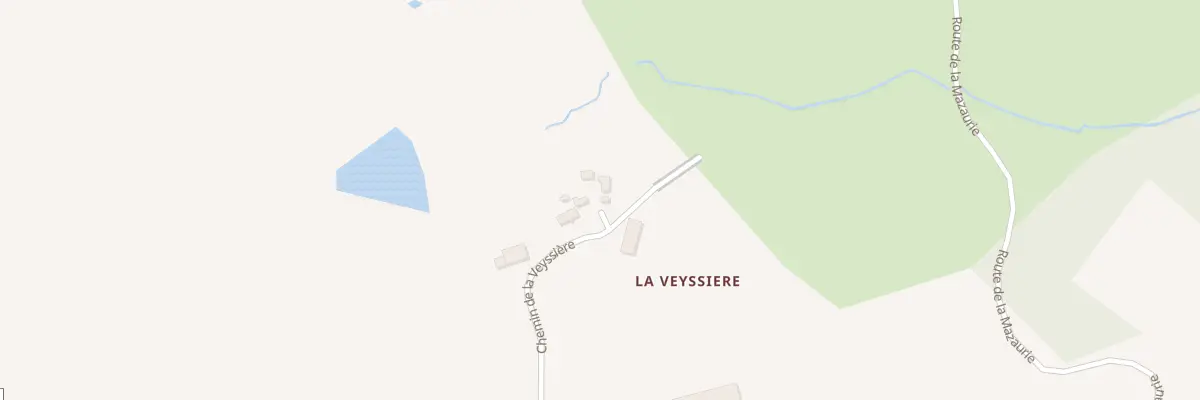 Plan du 237 Che de la Veyssière à Saint-Sornin-Lavolps