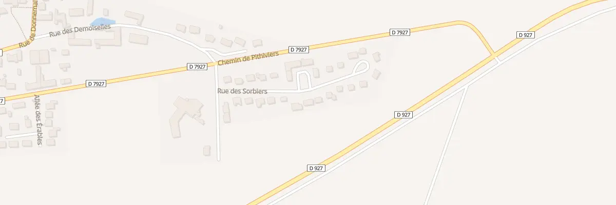 Plan du 17 Les Sorbiers à Jallans
