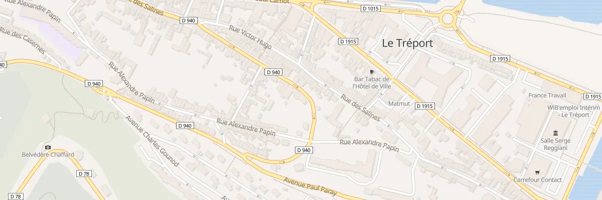 Plan du 124 Rue du Docteur Pépin au Tréport