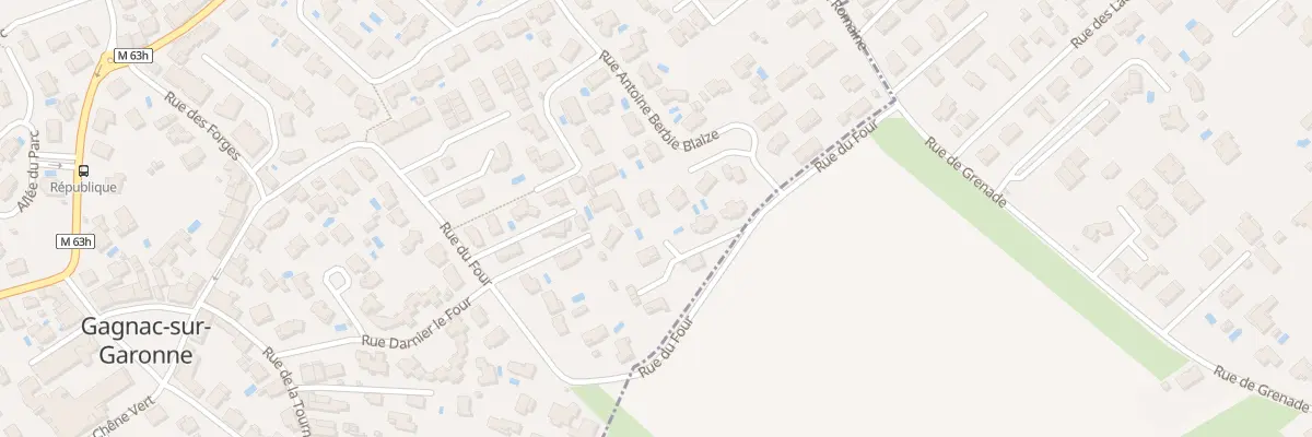 Plan du 35 Rue Berbie Blaize à Gagnac-sur-Garonne