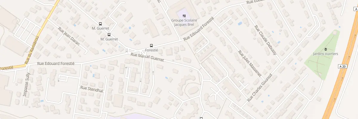 Plan du 1039 Rue Marcel Guerret à Montauban