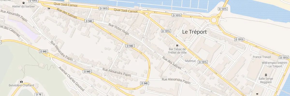 Plan du 87 Rue du Docteur Pépin au Tréport