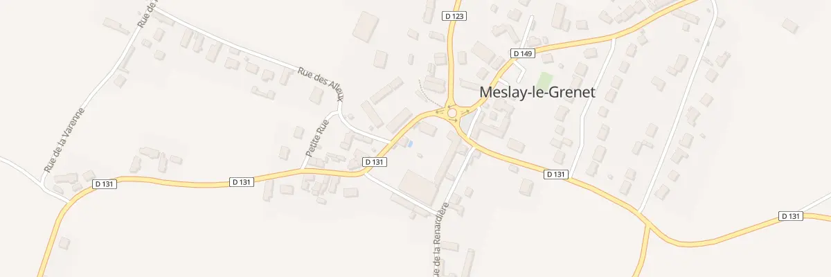 Plan du 1 Pl Jean Moulin à Meslay-le-Grenet