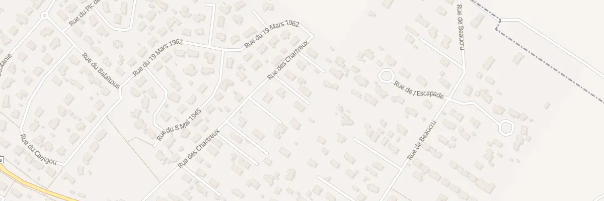 Plan du 48 Rue des Chartreux à Roquettes