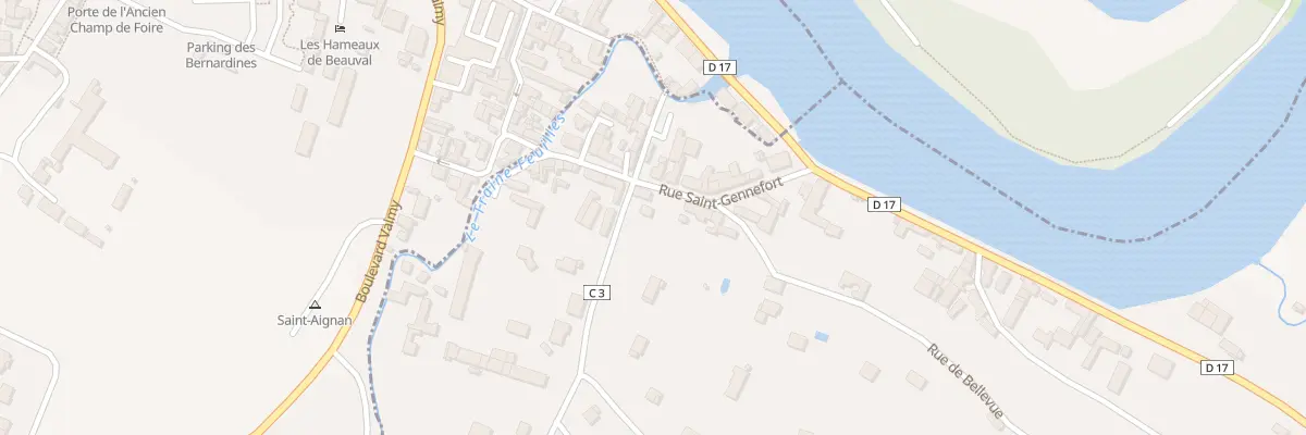 Plan du 11 Rue Saint Gennefort à Seigy