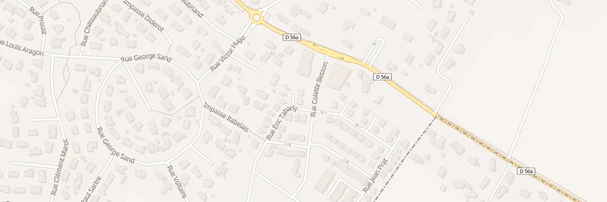 Plan du 2 Rue Eric Tabarly à Roquettes