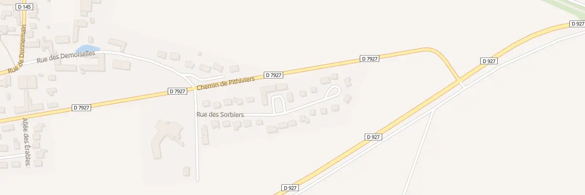 Plan du 18 Les Sorbiers à Jallans