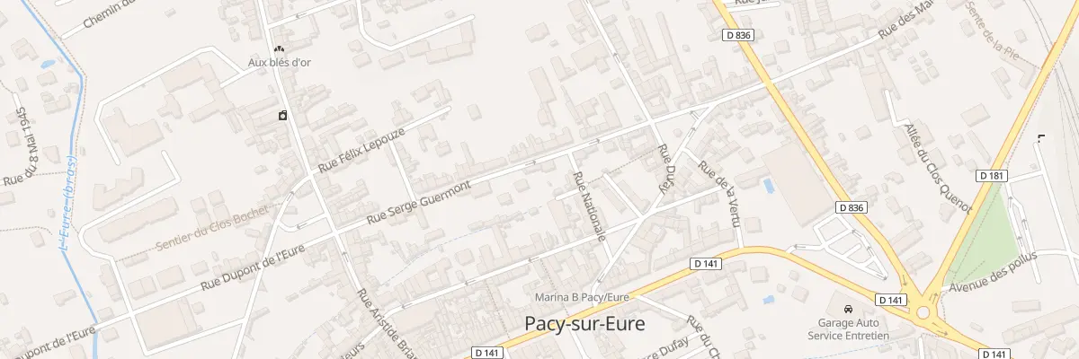 Plan du 12 Rue Serge Guermont à Pacy-sur-Eure