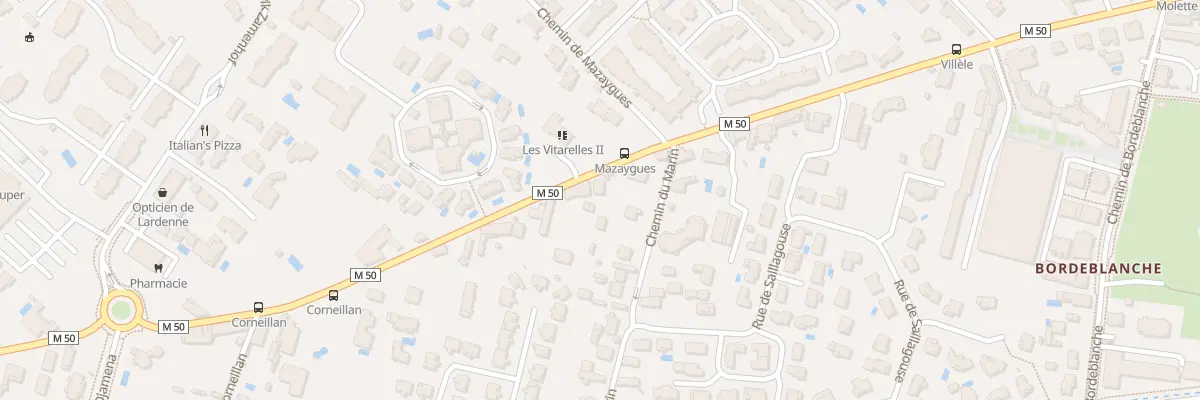 Plan du 107 Che de Ramelet Moundi à Toulouse