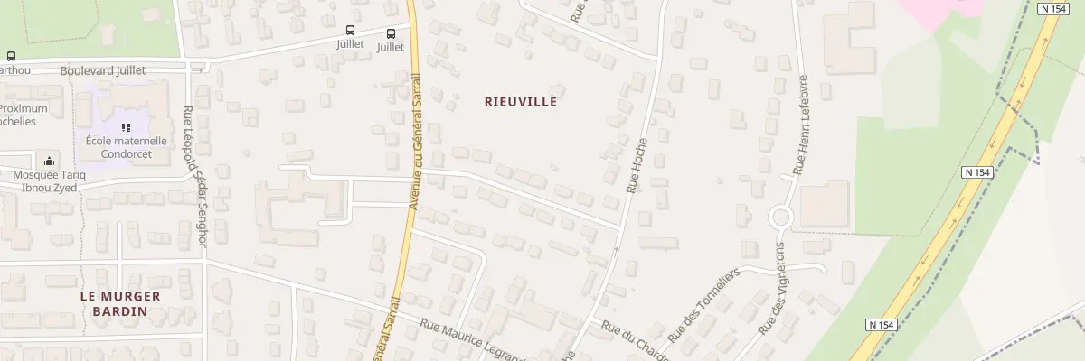 Plan du 11 Rue Lieutenant Jules Martinet à Dreux