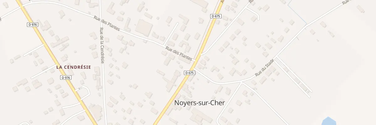 Plan du 68 Av de la Gare à Noyers-sur-Cher