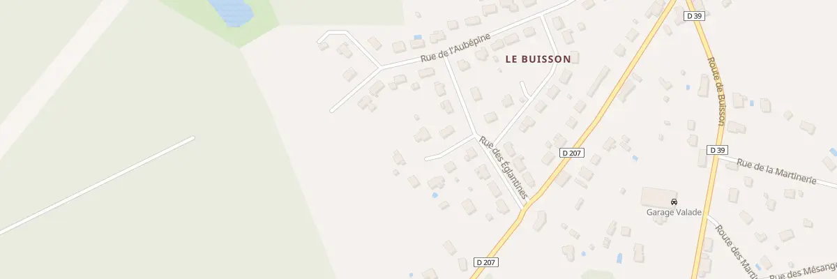 Plan du 4 All des Thuyas à Saint-Priest-Taurion