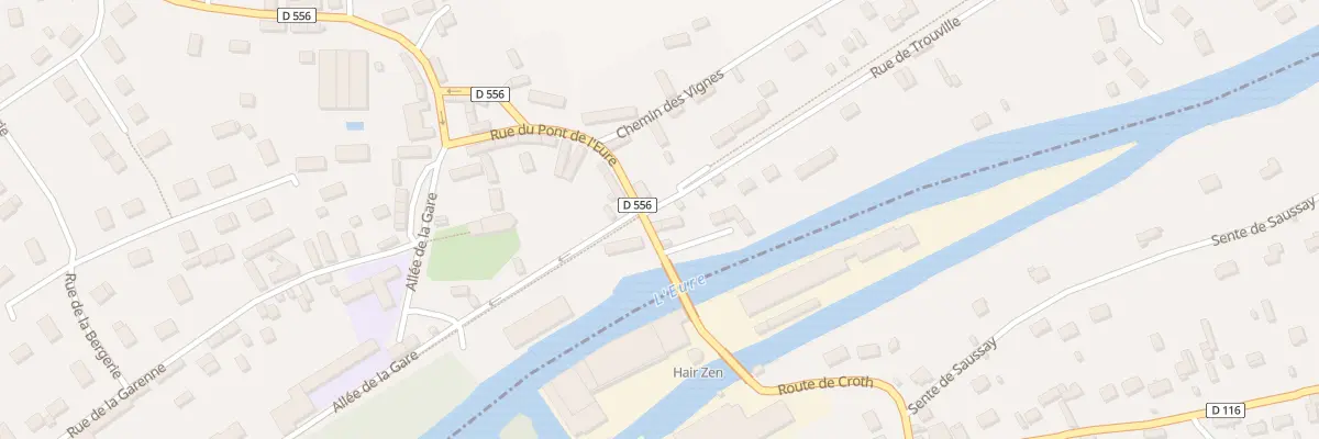 Plan du 11 Rue du Pont de l’Eure à Croth