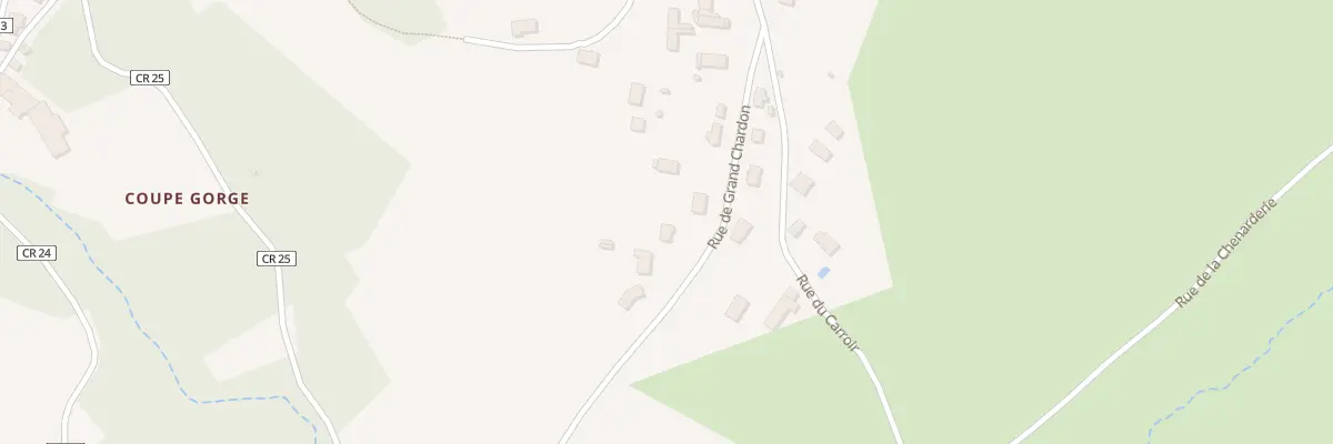 Plan du 68 Rue de la Grand Chardon à Seigy