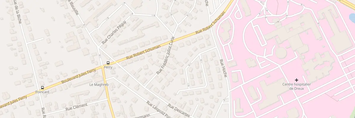 Plan du 19B Rue Fr. Joliot Curie à Dreux