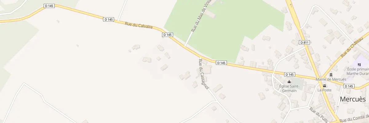 Plan du 387 Rue du Calvaire à Mercuès