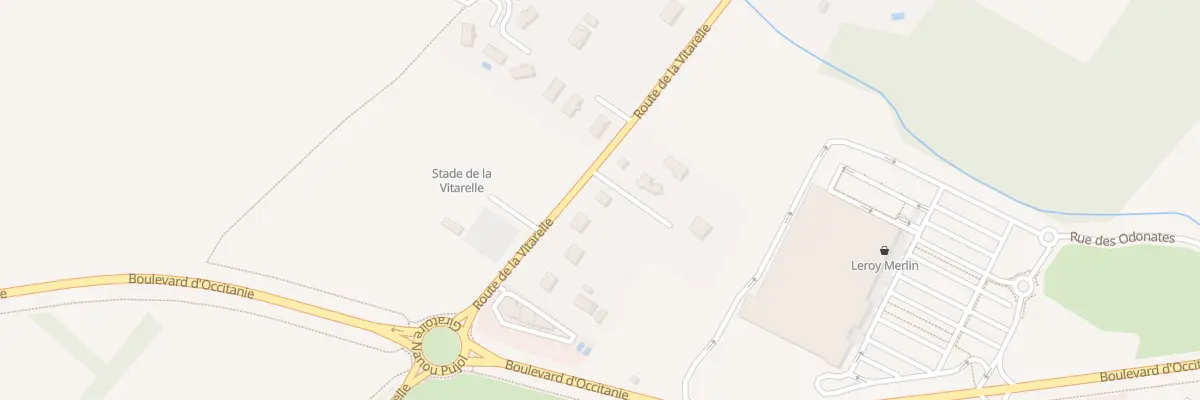 Plan du 990 Rte de la Vitarelle à Montauban