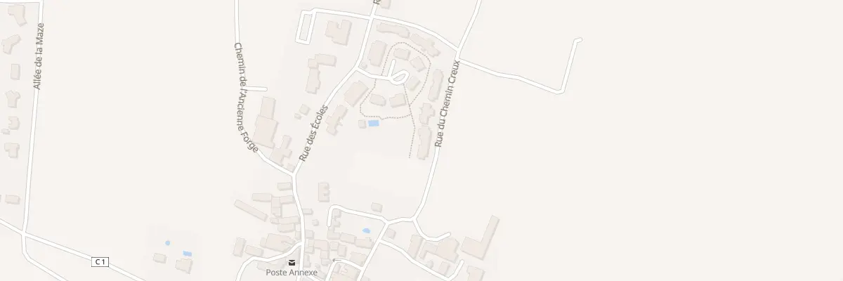 Plan du 243 Rue du Chemin Creux à Pazayac