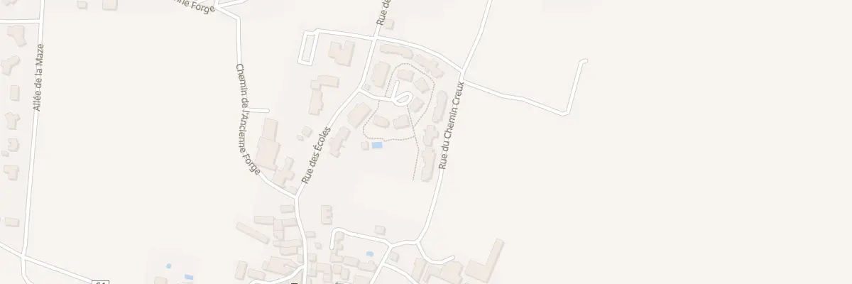 Plan du 267 Rue du Chemin Creux à Pazayac