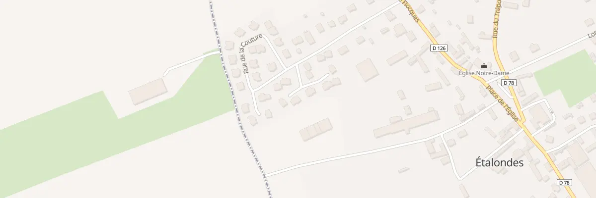 Plan du 5287 Cité A. Lelong à Étalondes