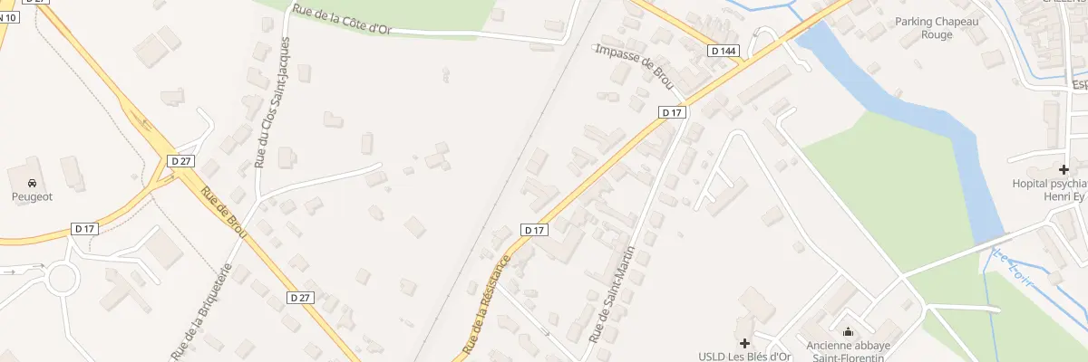 Plan du 50 Rue de la Résistance à Bonneval