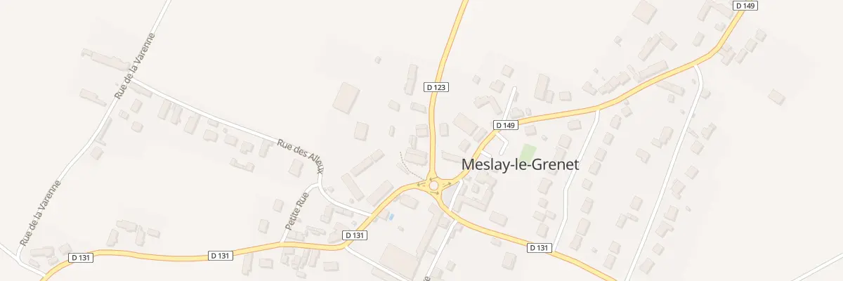 Plan du 1 Rue Saint-orien à Meslay-le-Grenet