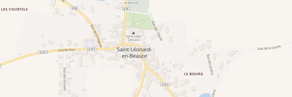 Plan du 21 Gr Grande Rue à Saint-Léonard-en-Beauce