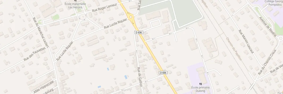 Plan du 25 Rue Dulong à Pacy-sur-Eure