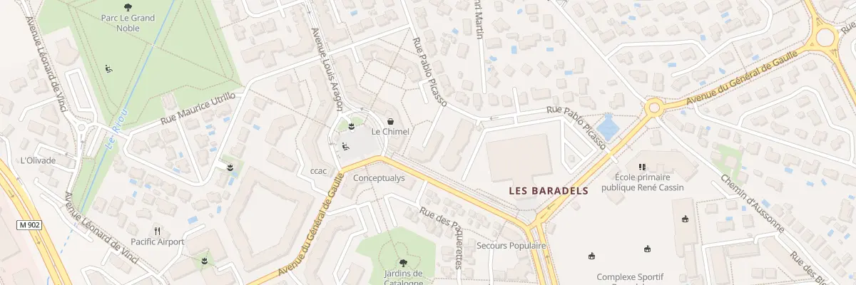 Plan du 14 Av du Général de Gaulle à Blagnac