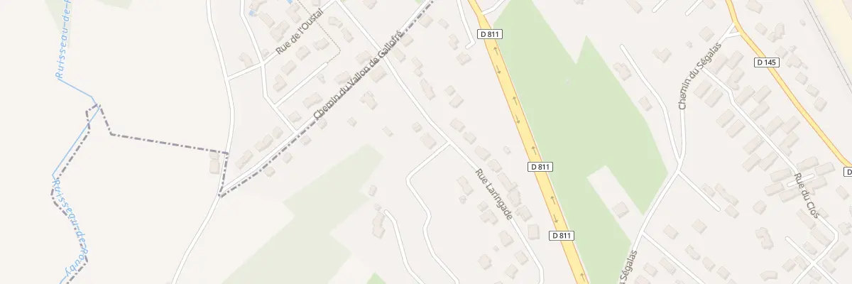 Plan du 801 Rue Laringade à Mercuès