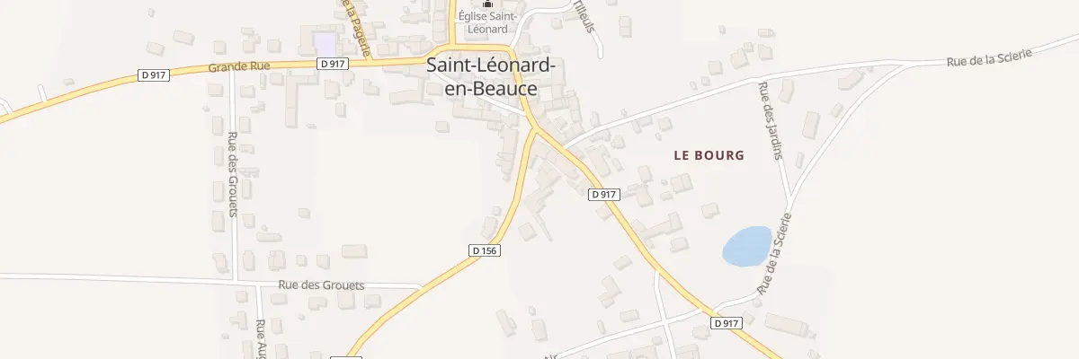 Plan du 8 Pl de la Republique à Saint-Léonard-en-Beauce
