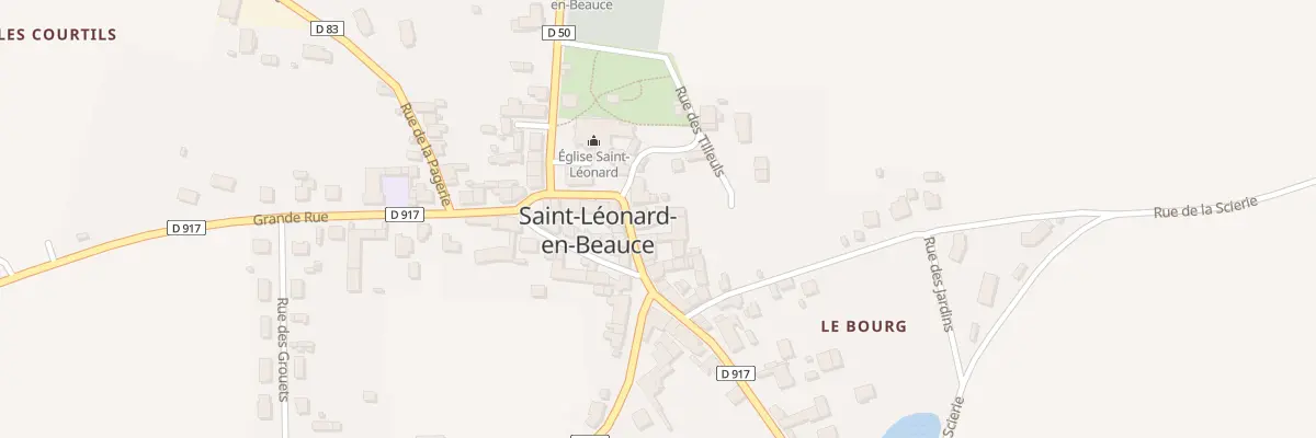 Plan du 23 Gr Grande Rue à Saint-Léonard-en-Beauce