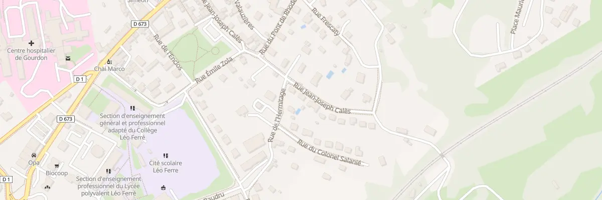 Plan du 789 Rue Jean Joseph Cales à Gourdon