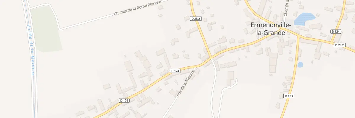 Plan du 6 Rue de la Fontaine à Ermenonville-la-Grande