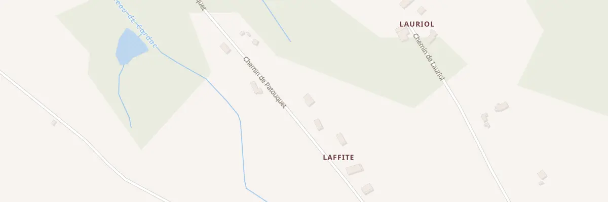 Plan du 280 Che de Patouquet à Mirabel