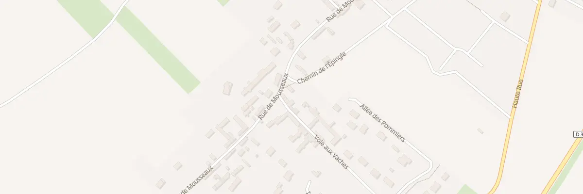 Plan du 1 Voie aux Vaches à Bouafles