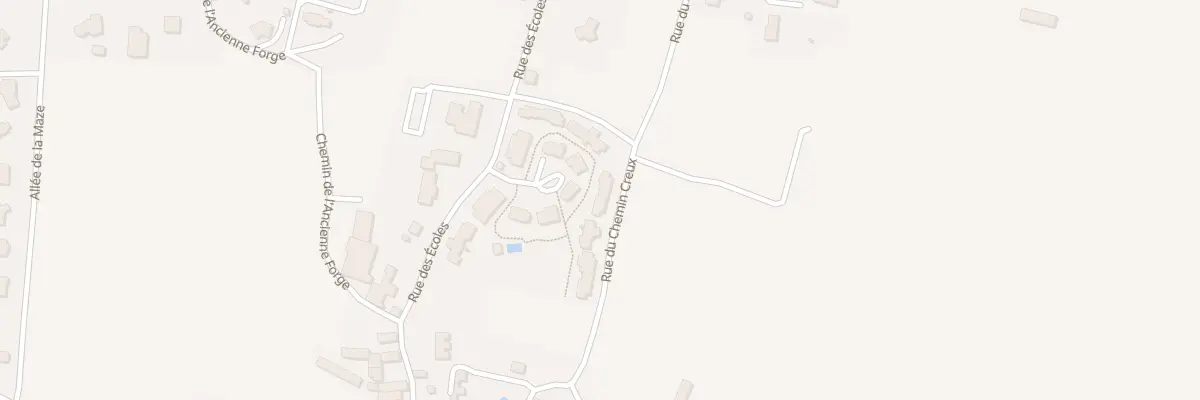 Plan du 311 Rue du Chemin Creux à Pazayac