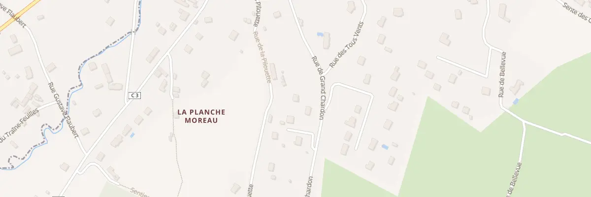 Plan du 12 Rue de la Grand Chardon à Seigy