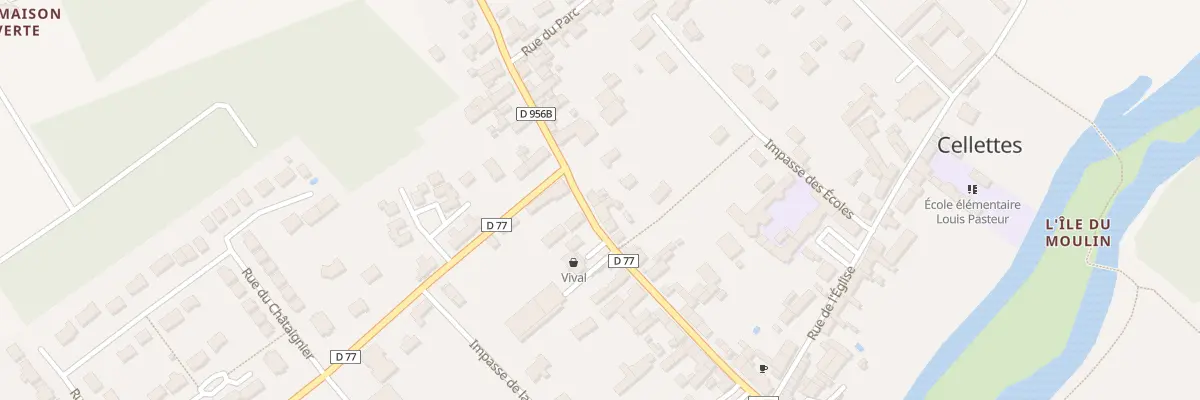 Plan du 32 Rue Nationale à Cellettes