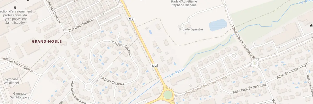 Plan du 260 Rte de Grenade à Blagnac