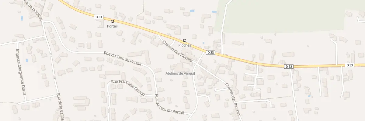 Plan du 6 Rue Gapoux à Vineuil