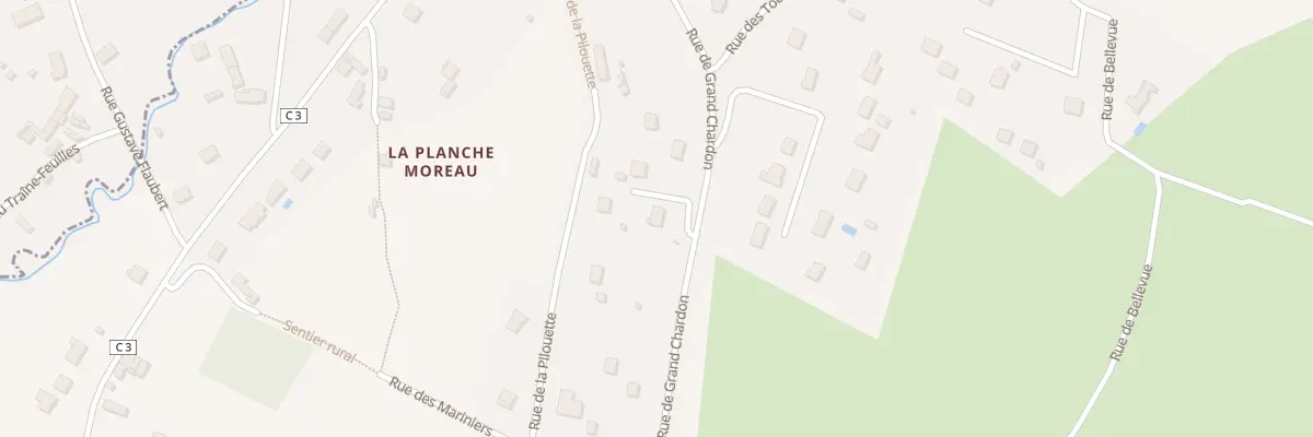 Plan du 20 Rue de la Grand Chardon à Seigy