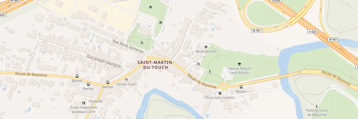Plan du 2 Rue Velasquez à Toulouse