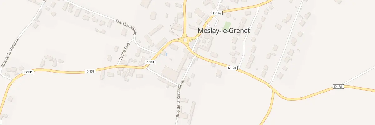 Plan du 2 Rue de la Renardiere à Meslay-le-Grenet