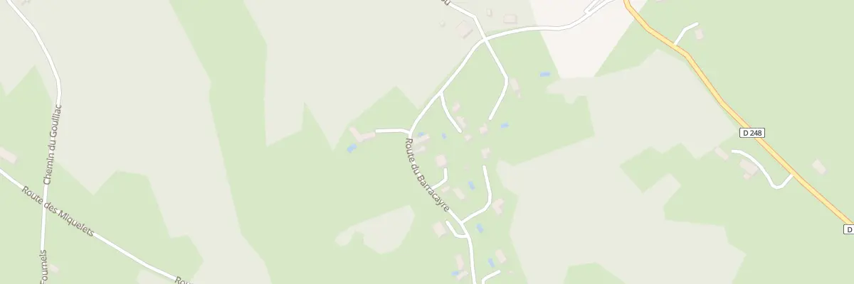 Plan du 604 Rte de Barracayre à Masclat